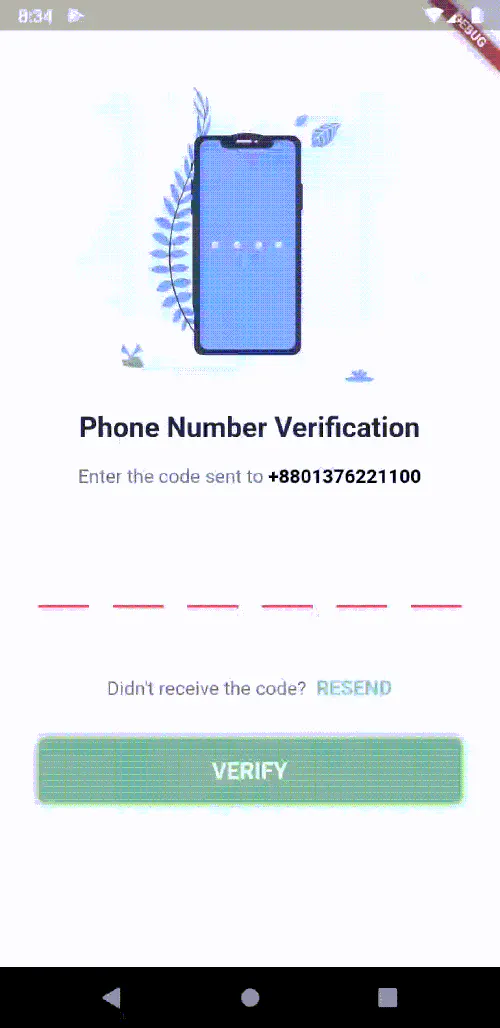 Pin code ui in flutter, from https://pub.dev/packages/pin_code_fields